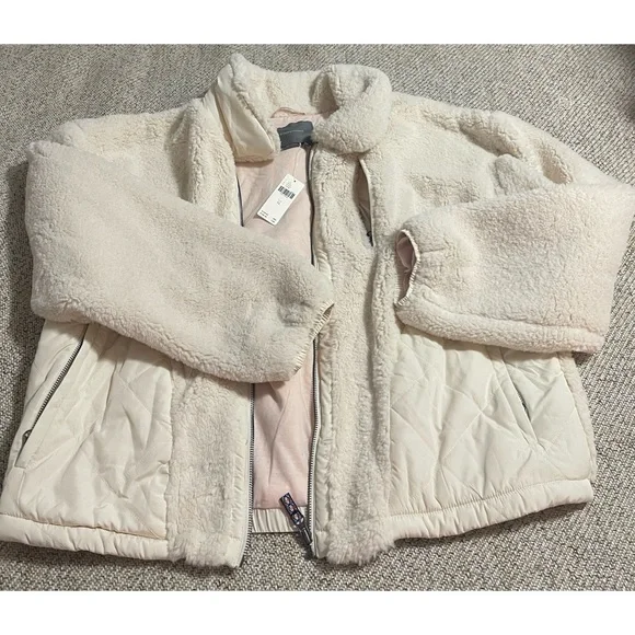 Anthropologie Skye Sherpa Jacket NWT XL - Picture 5 of 11